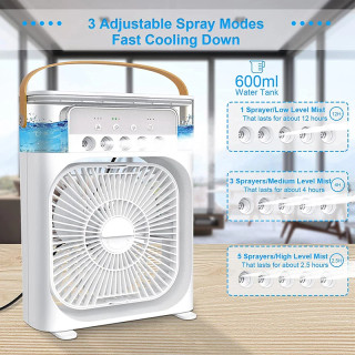 پنکه مه پاش رومیزی (سایز بزرگ) AIR COOLER FAN"