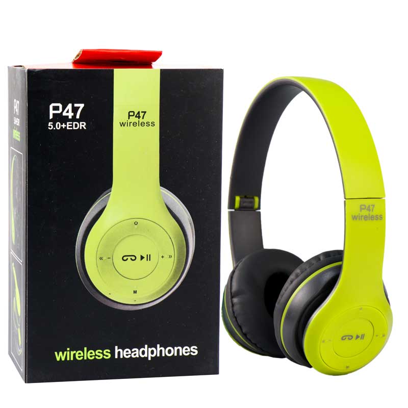 هدفون بلوتوثی P47 5.0+EDR وایرلس | هدفون بی‌سیم تاشو با میکروفون